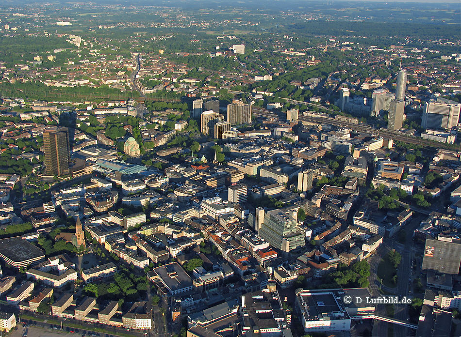 Luftbild Essen-Stadtmitte