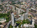 Luftbild Hochh&auml;user Essen