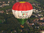Luftbild Heissluftballon